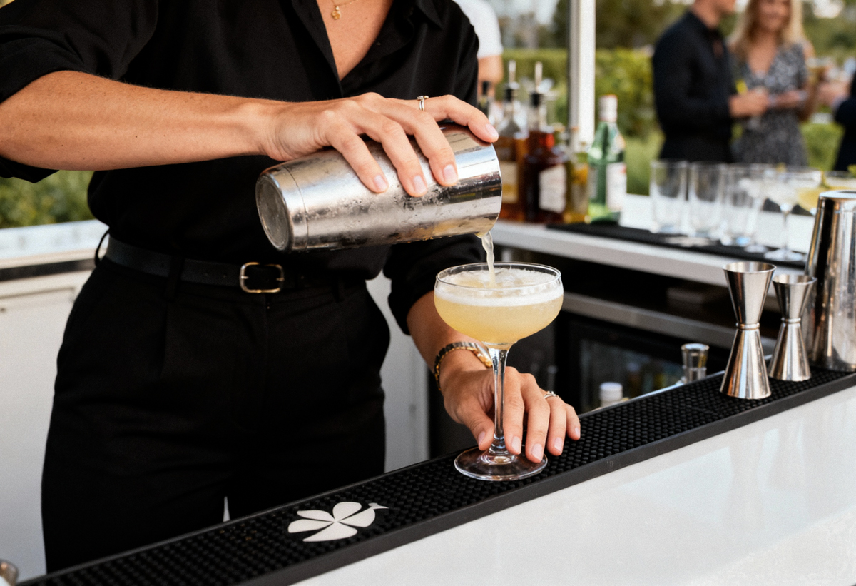 Cocktails beim Event